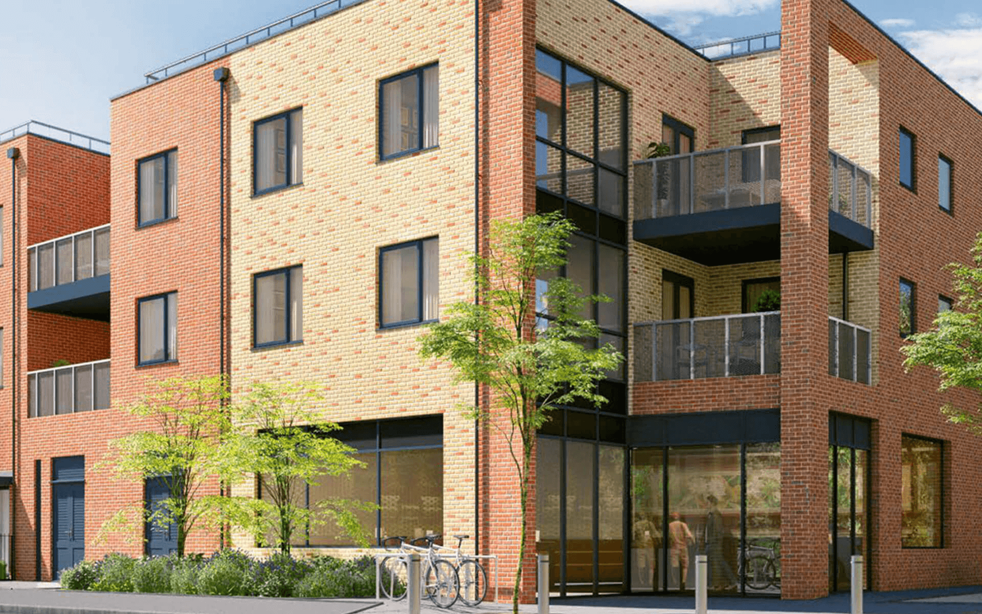 Exterior Of Orbit's Development Hollymoor Place In Epsom Surrey